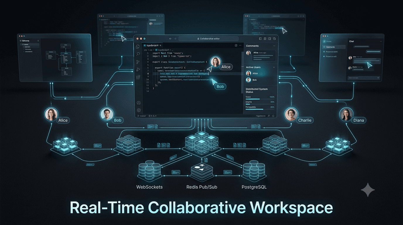 Real-Time Collaborative Workspace product still